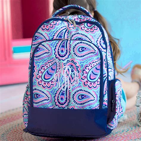 monogram backpacks for school